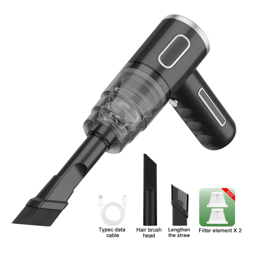 ABS Portable Wireless Home and Car Vacuum Cleaner