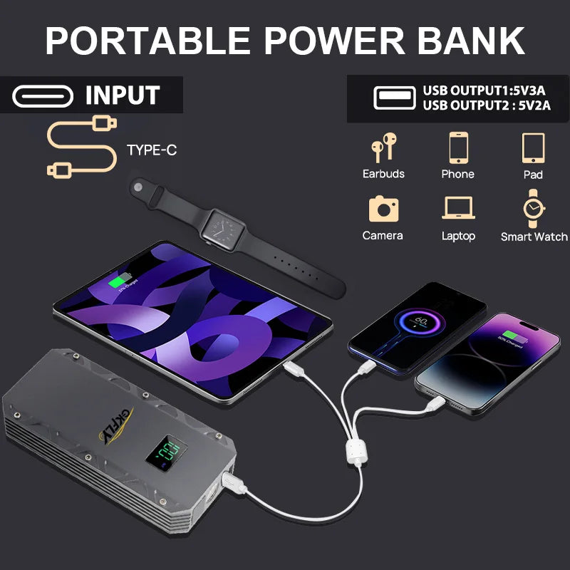 GKFLY High Power Car Jump Starter