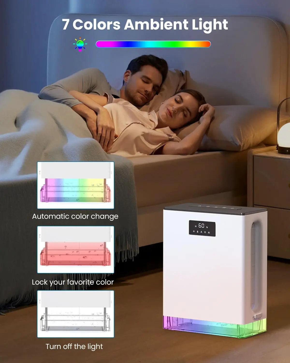 3L Smart Dehumidifier for Home Large Rooms