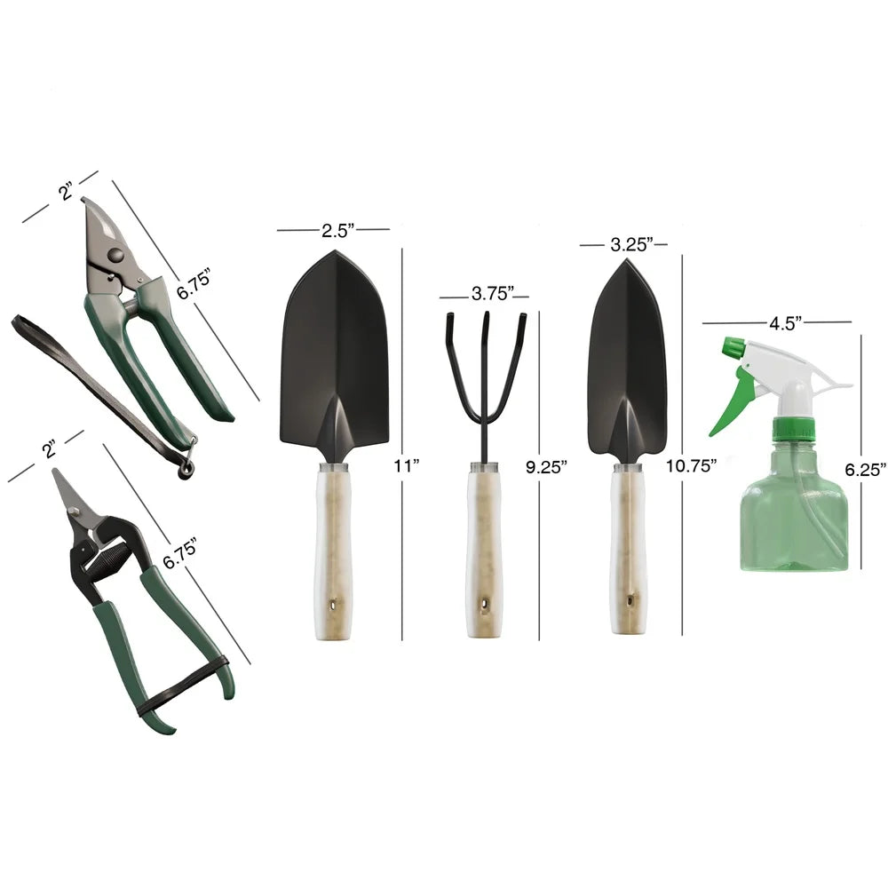 8 Piece Gardening Tool Set