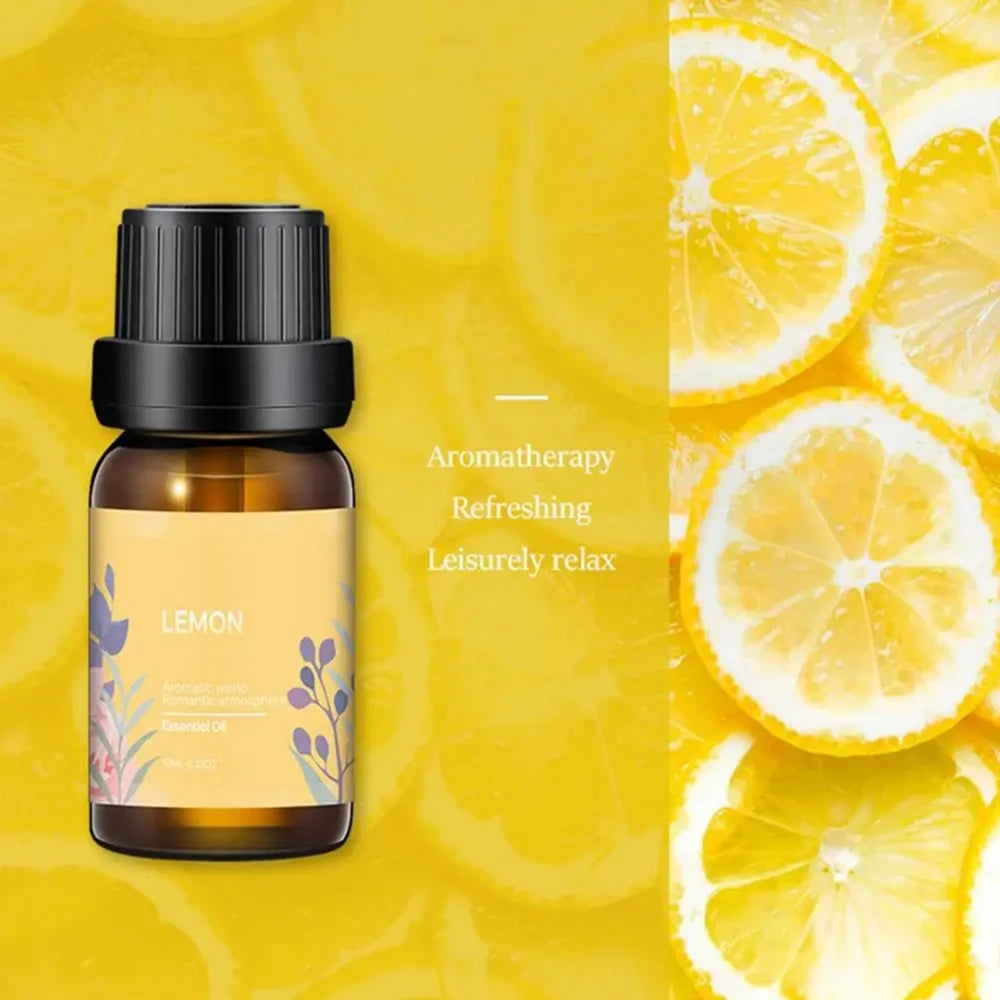 6-Piece Essential Oil Aromatherapy Set – Premium Fragrance Oils for Diffusers, Relaxation & Home Scenting (Lily, Jasmine & More)