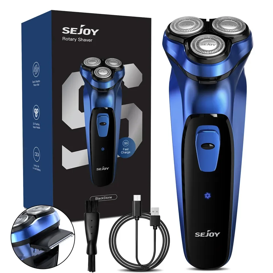 Sejoy Rechargeable Electric Razor for Men Shaving