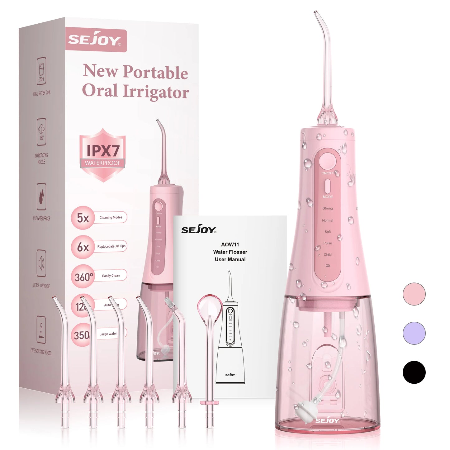 Electric Portable Water Flosser Teeth Cleaner