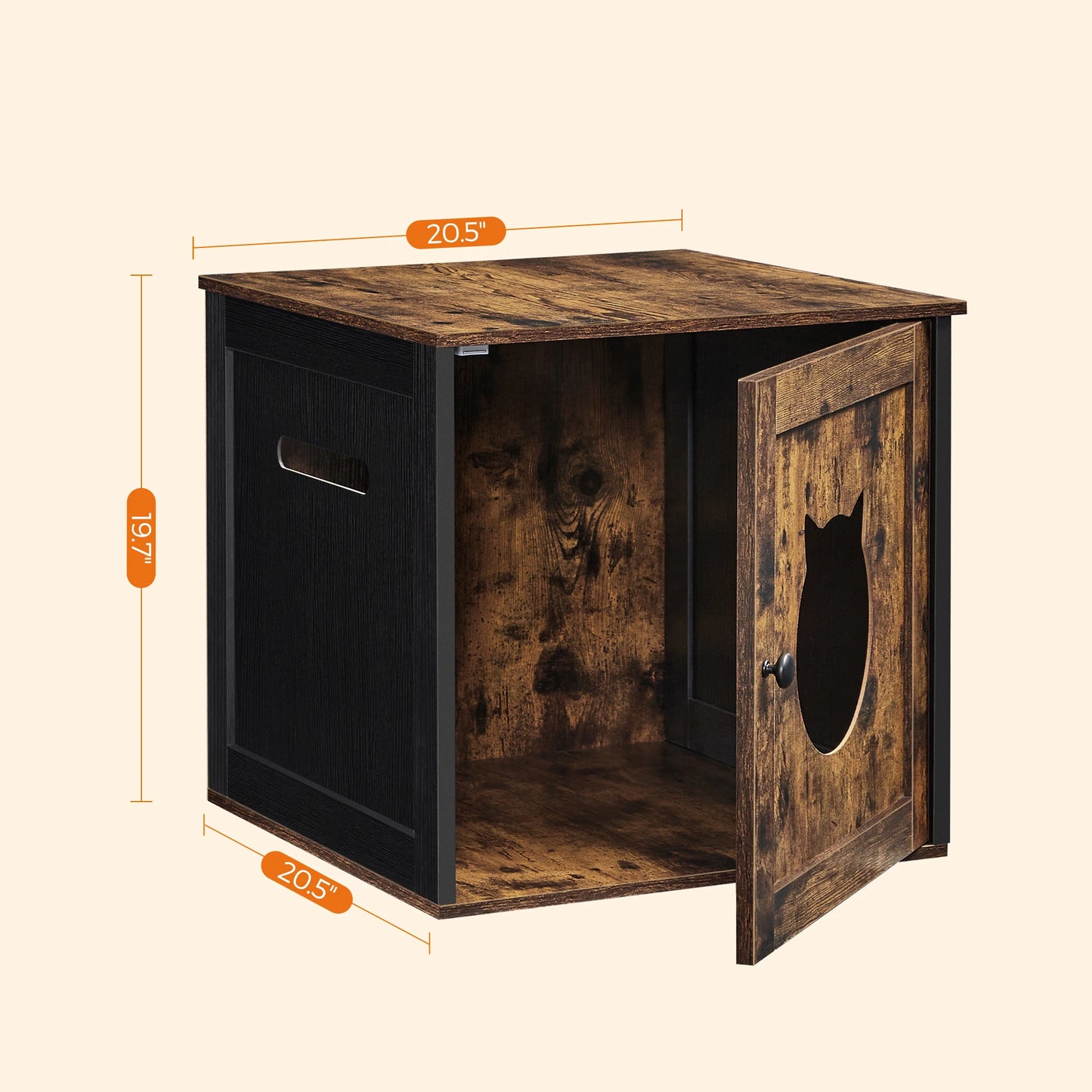 Feandrea Hidden Cat Litter Box Cabinet