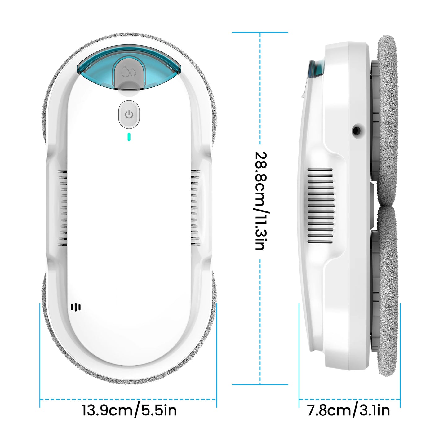 W1 Smart Window Cleaning Robot with Sprayer