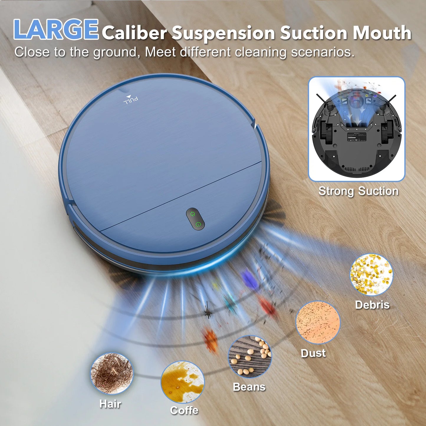 RAYFURN 6000Pa Smart Robot Vacuum Mop