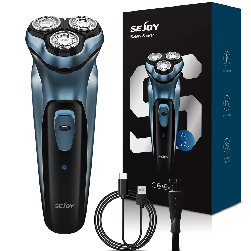 Sejoy Rechargeable Electric Razor for Men Shaving