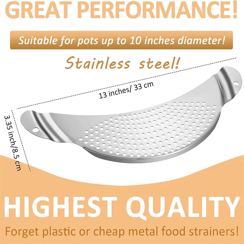 Stainless Steel Pot Strainer Kitchen Tool