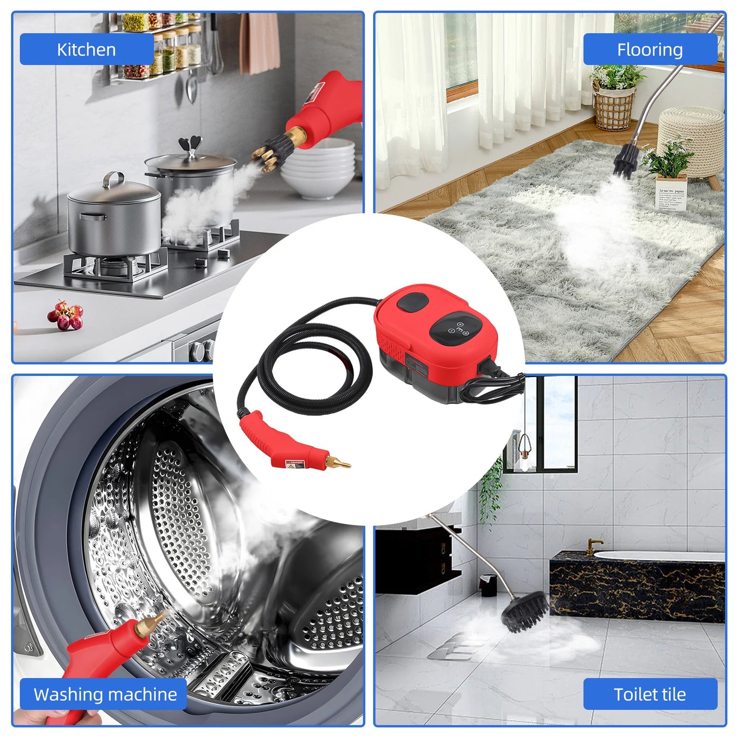 High Pressure Handheld Steam Cleaner for Car