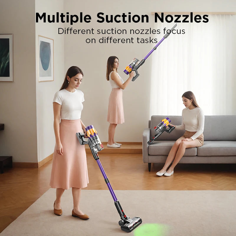 Wireless 550W Strong Suction Vacuum Cleaner