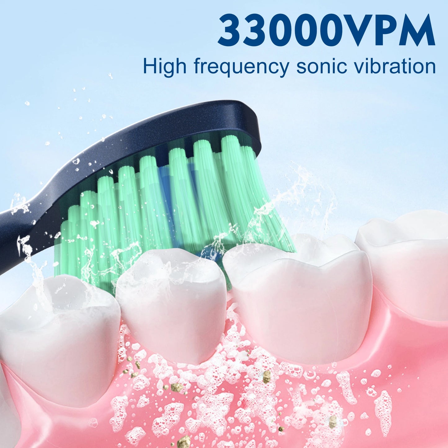 SEJOY Sonic Electric Toothbrush with 5 Modes