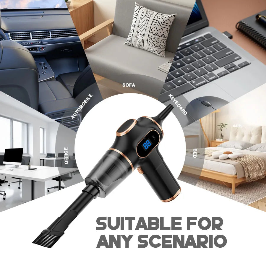 Wireless ABS Car and Home Vacuum Cleaner
