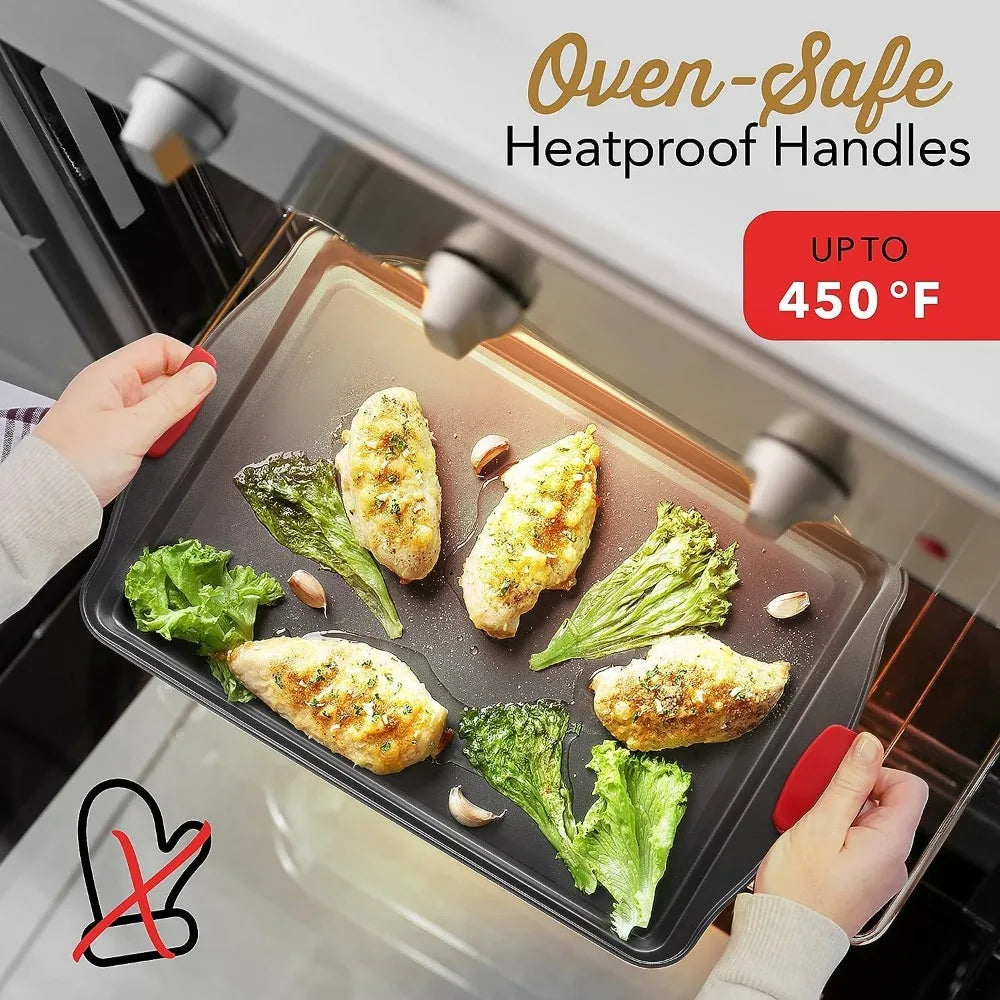 15-Piece Nonstick Bakeware Set for Baking