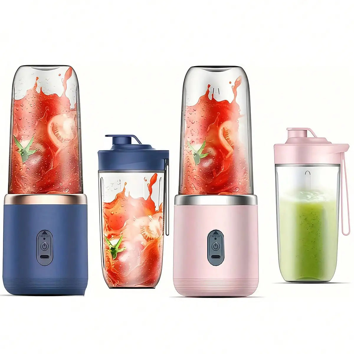 Powerful Portable Blender Juicer with Cup – Smoothie Maker for Fruits & Veggies, Gym & Travel Essential