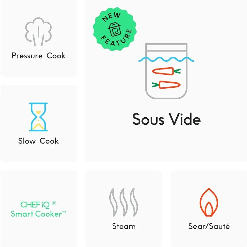 CHEF iQ Smart Pressure Cooker with App