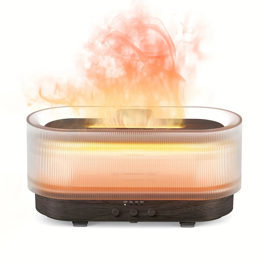 SEJOY 300ml Flame Aromatherapy Ultrasonic Oil Diffuser