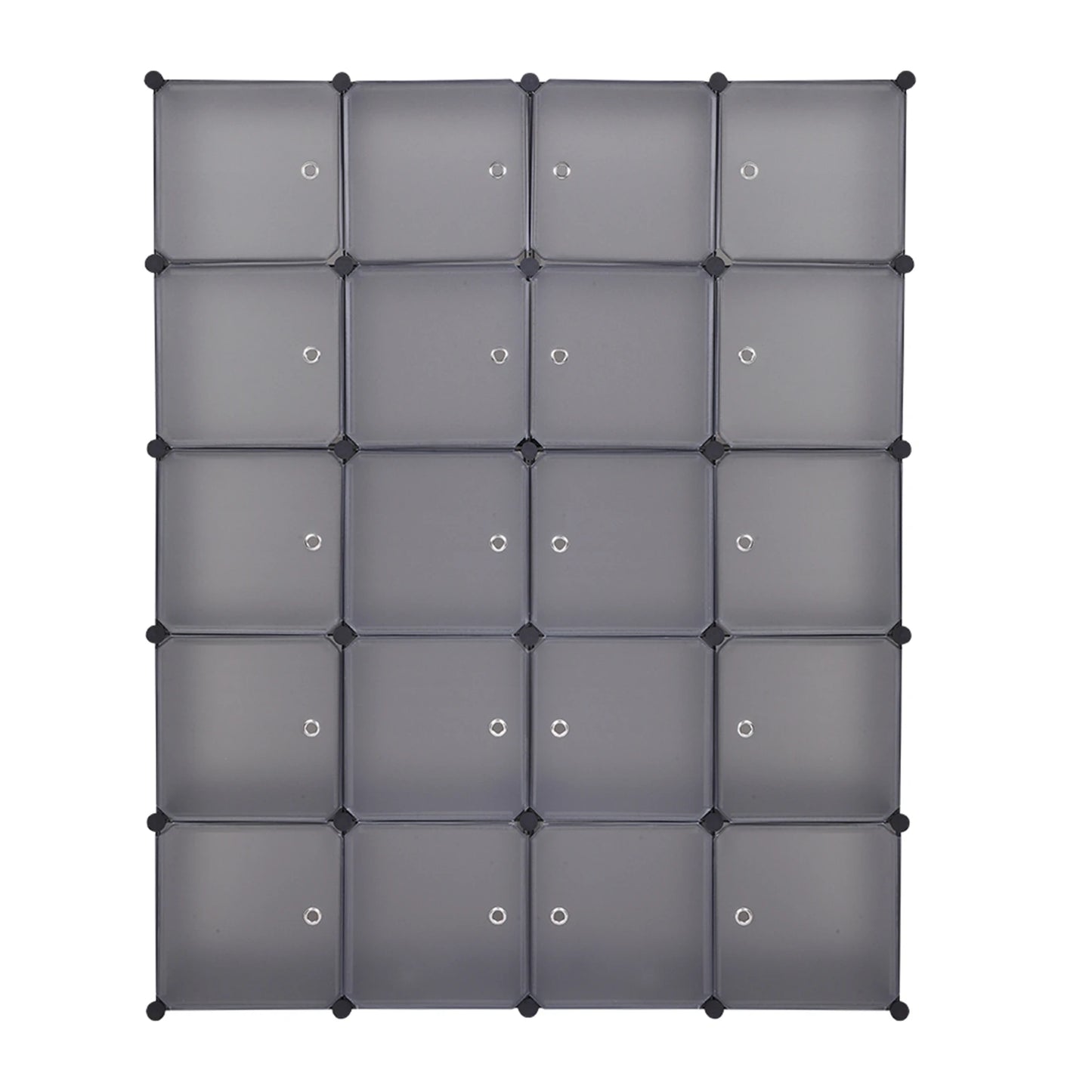 20-Cube Modular Stackable Storage Organizer