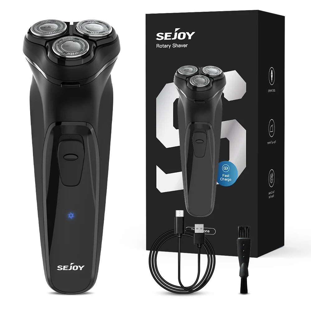 Sejoy Rechargeable Electric Razor for Men Shaving
