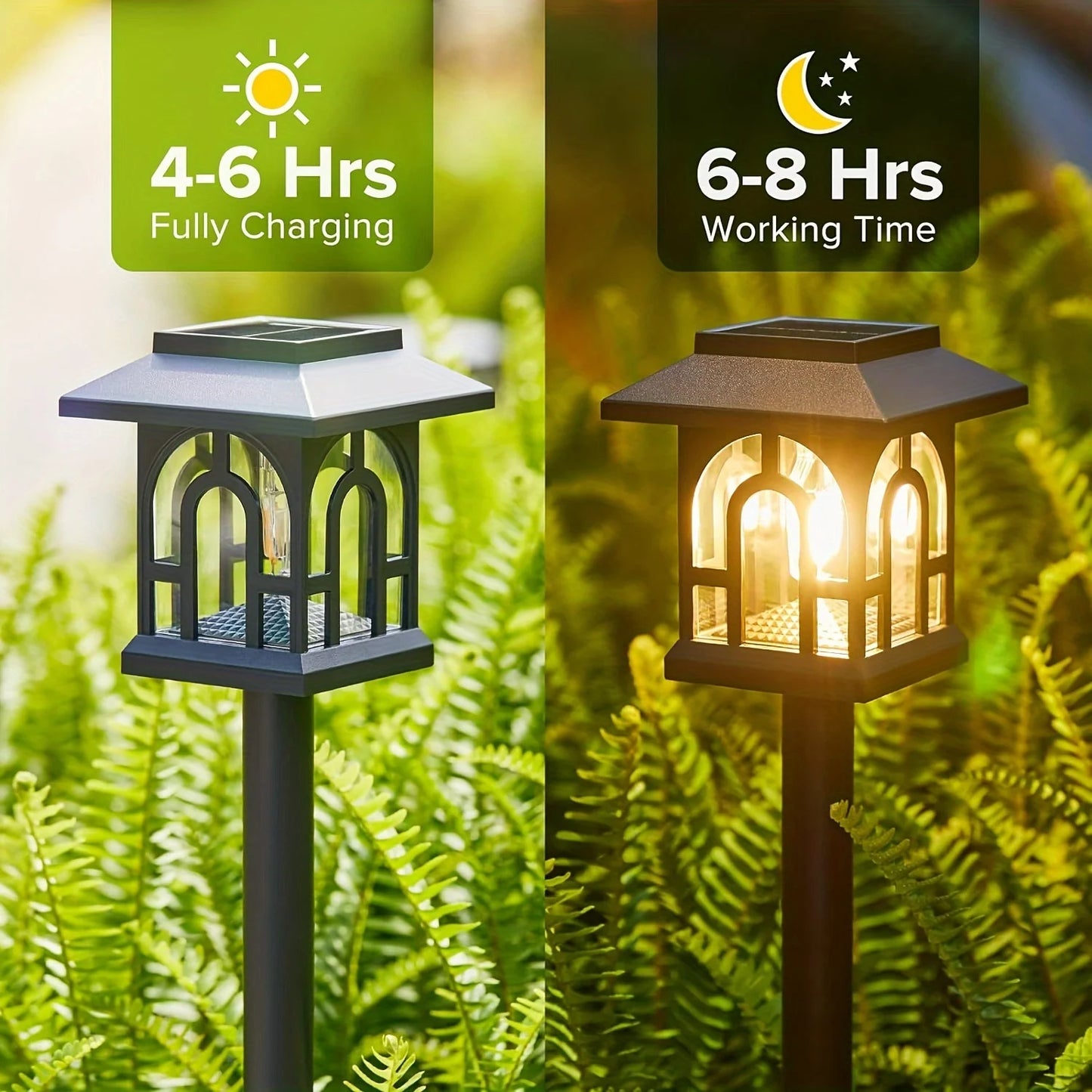 Solar Pathway Lights Outdoor Yard