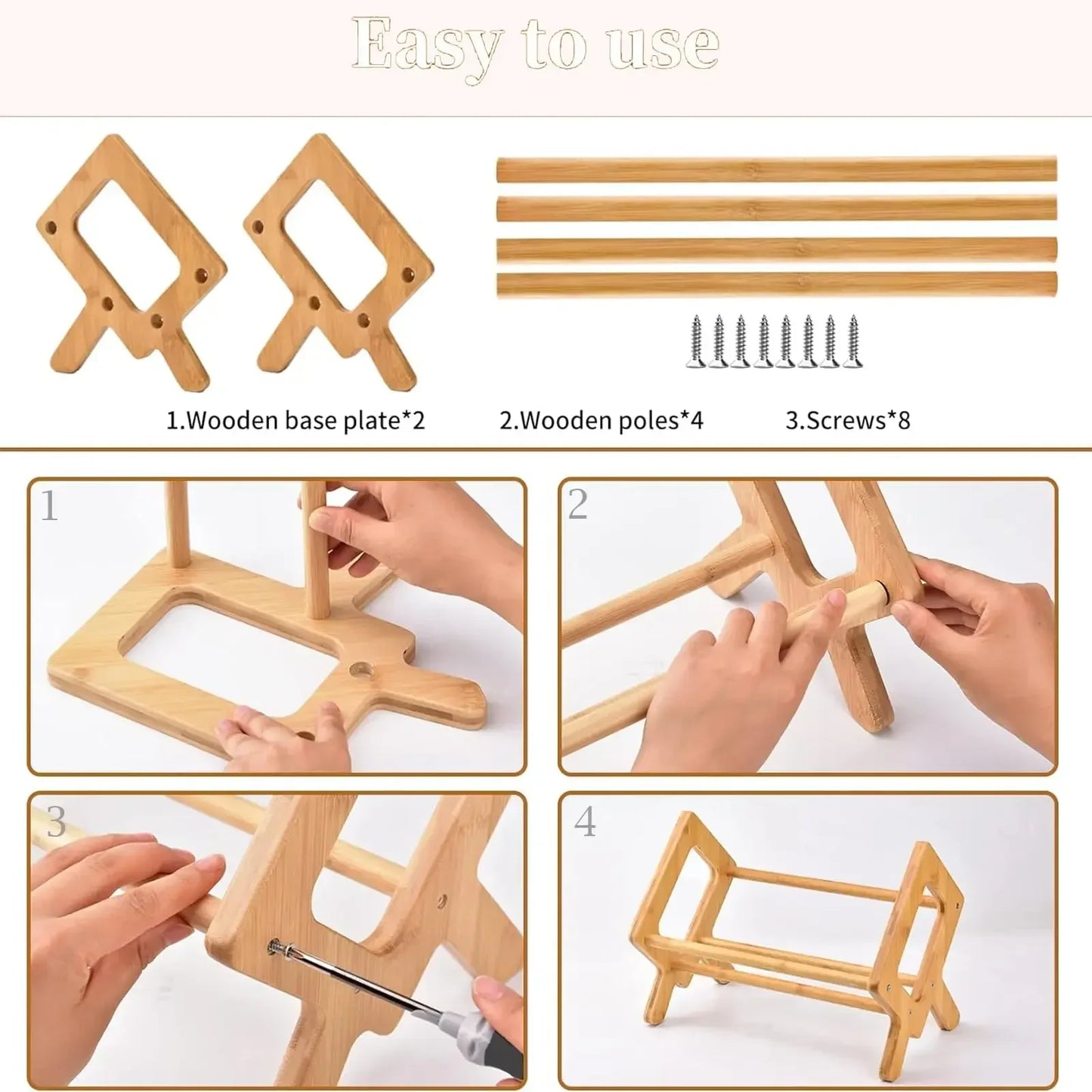 Small Wooden Desk Bookshelf Mini Storage Organizer