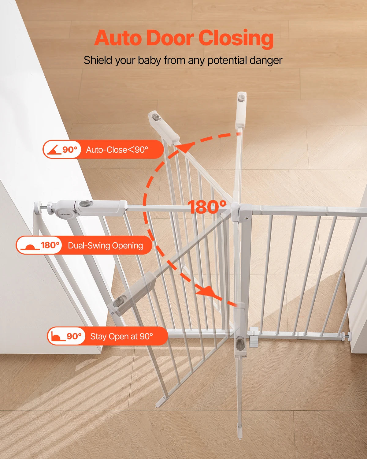 VEVOR Baby & Pet Safety Gate