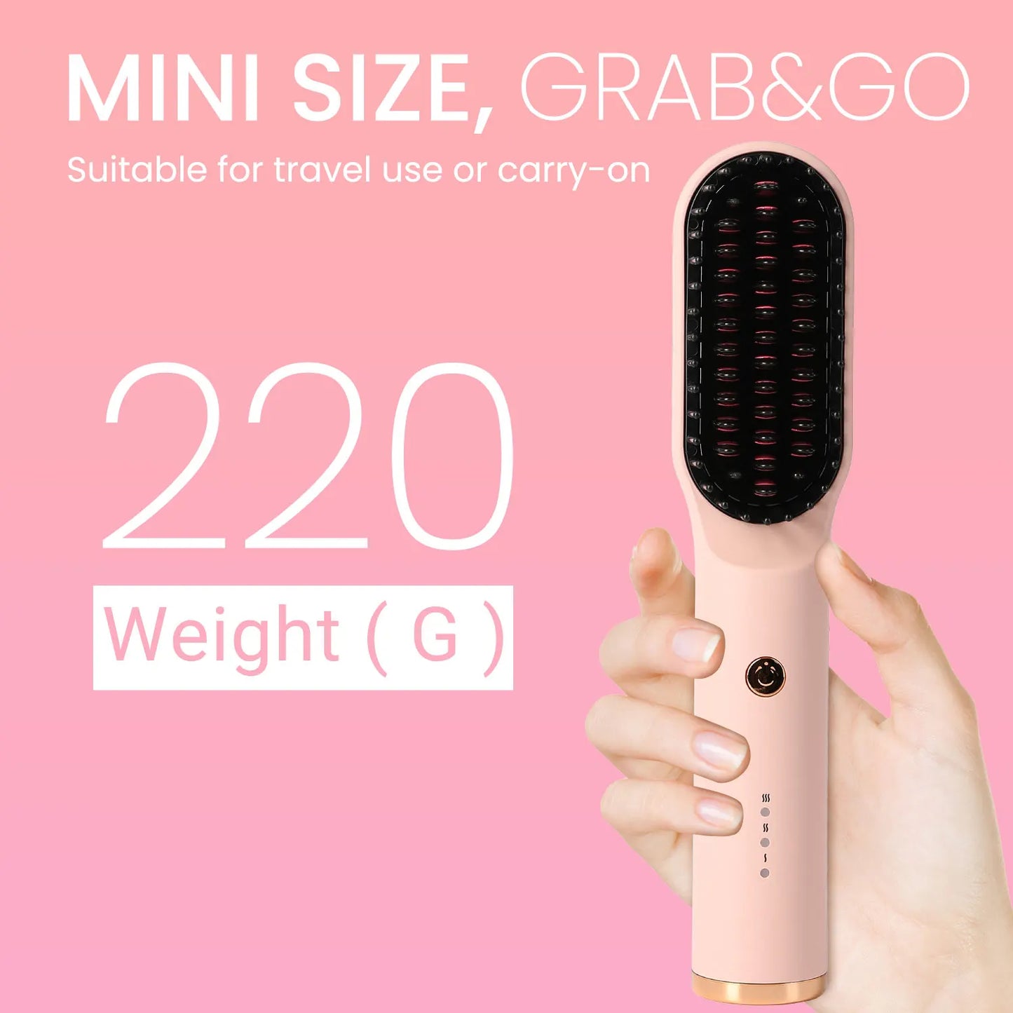 KIPOZI 3-in-1 Hair Dryer Brush Styler