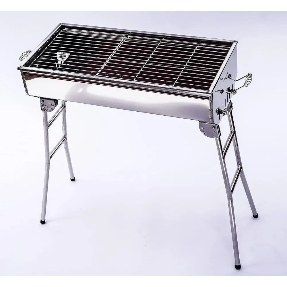 Stainless Steel Charcoal Grill for Shish Kababs