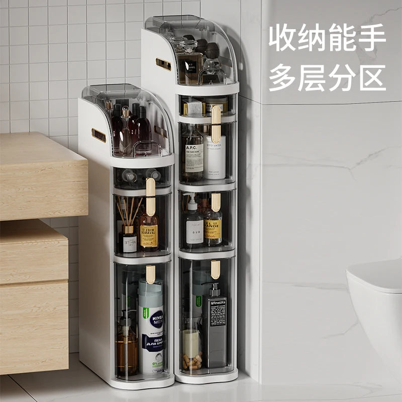 Slim Narrow Gap Multi-Layer Storage Cabinet