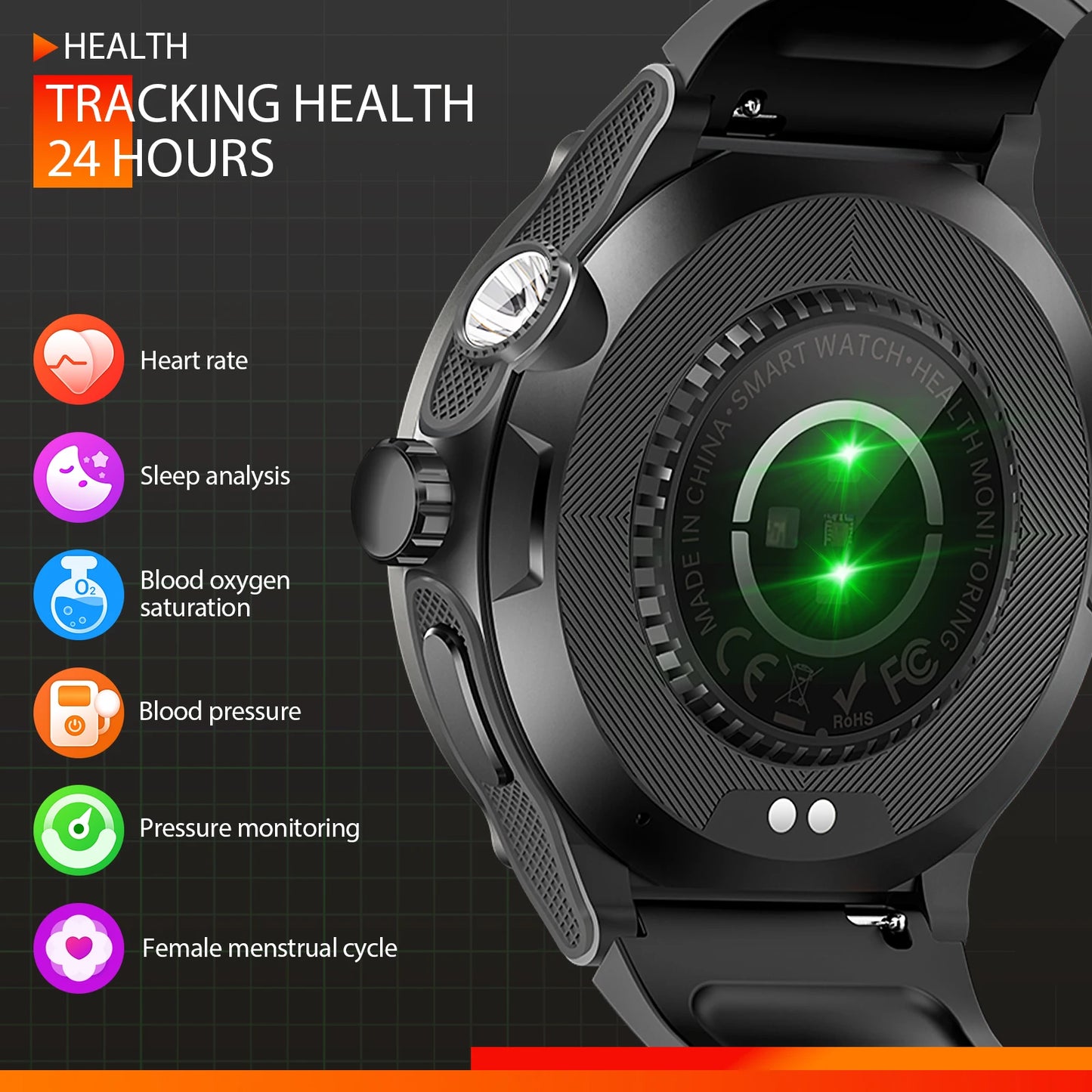 LaNikar KT76 Smart Watch Men Women