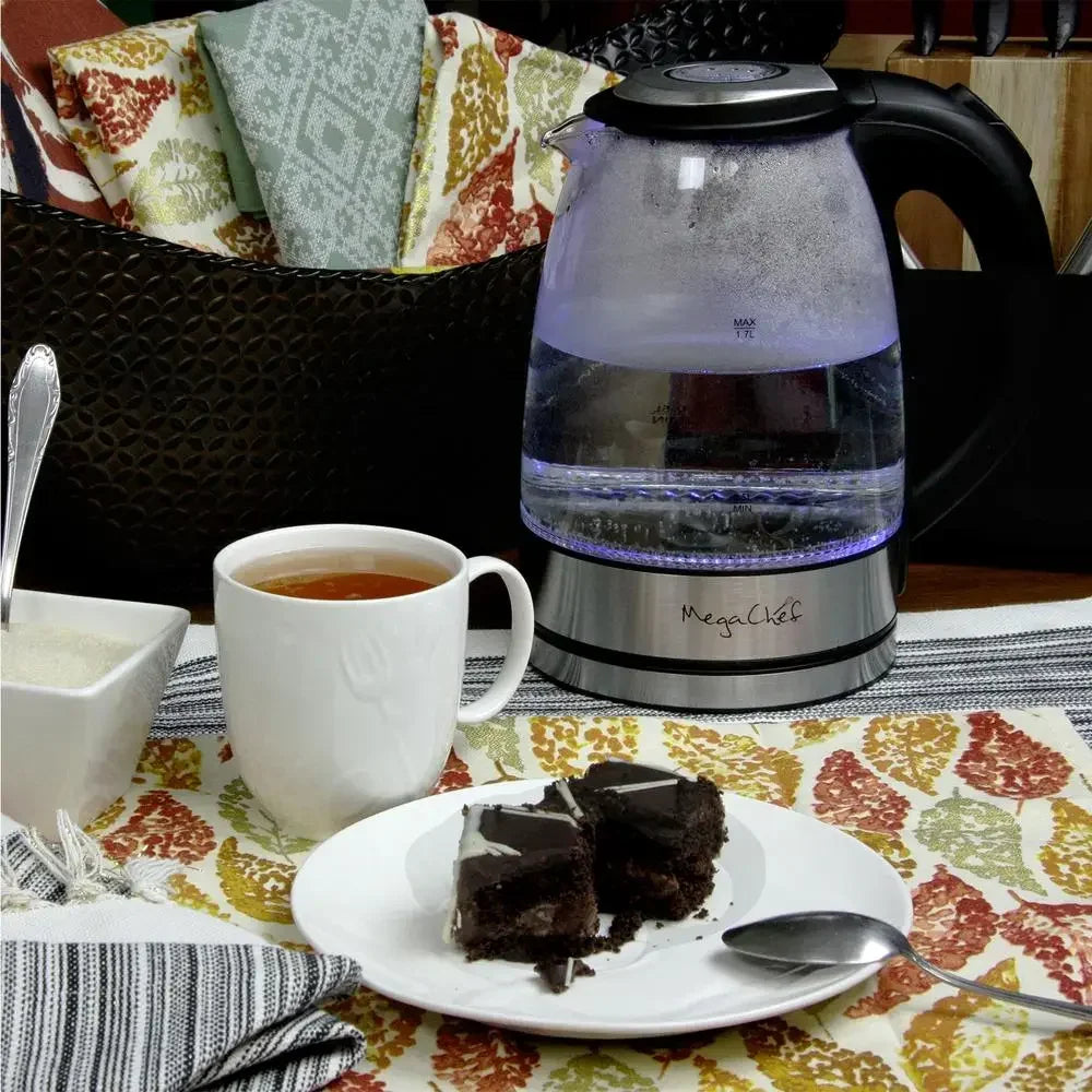 Electric 1.7L Stainless Steel Tea Kettle