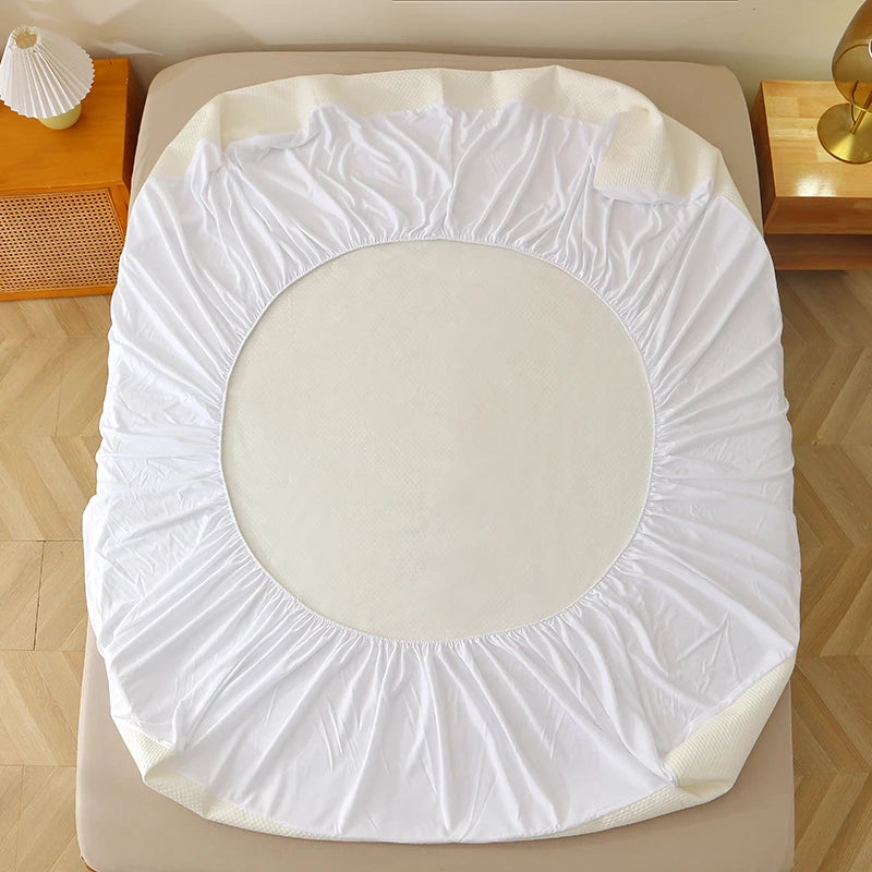 Waterproof Cooling Mattress Topper Bed Sheets Set