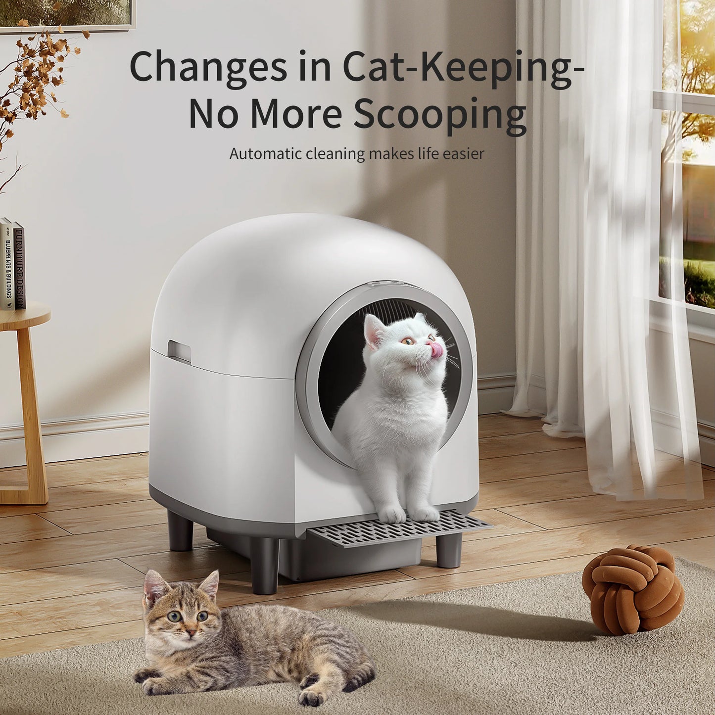 Smart Self-Cleaning Automatic Cat Litter Box