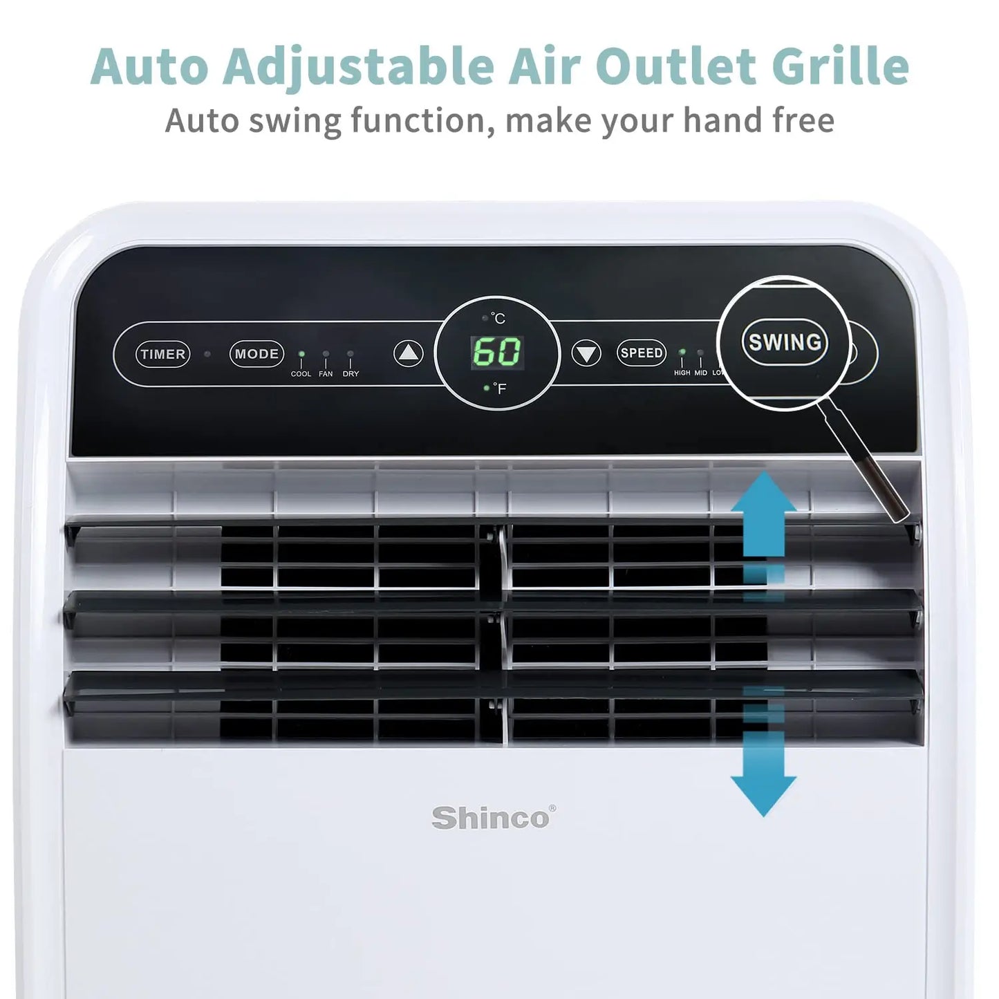 Portable 8000 BTU AC Cooling Fan Office