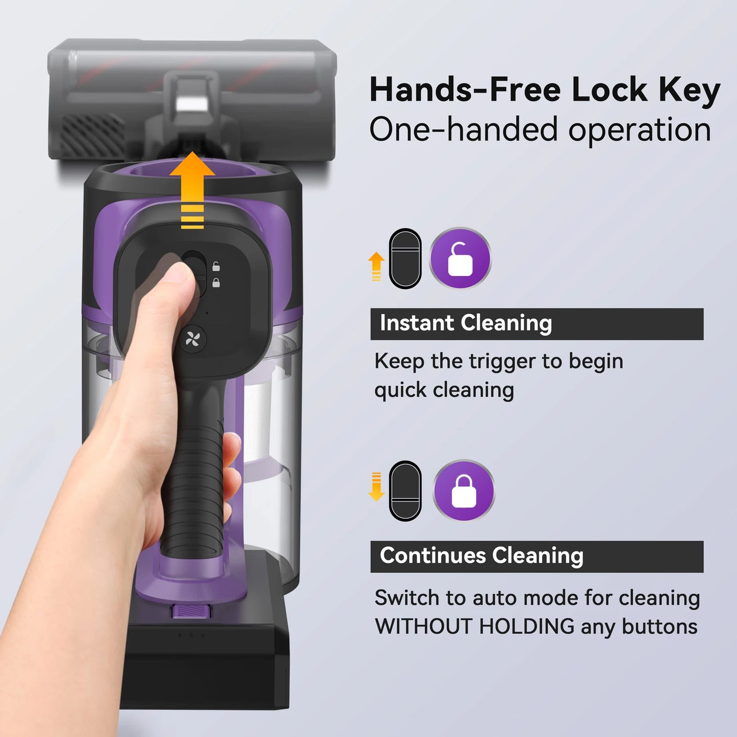INSE S10 Cordless Stick Vacuum with Powerful Suction