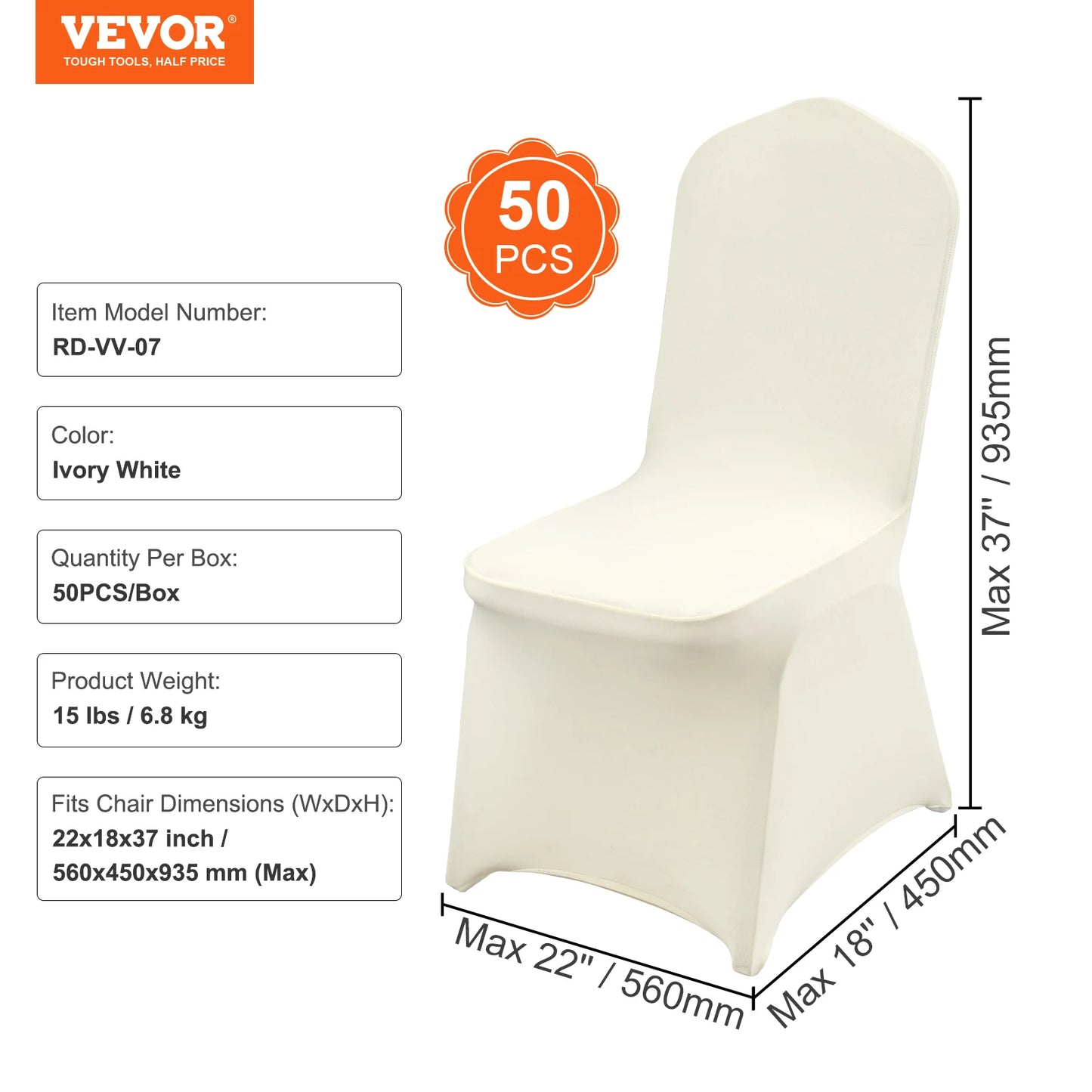 Stretch Spandex Folding Chair Covers