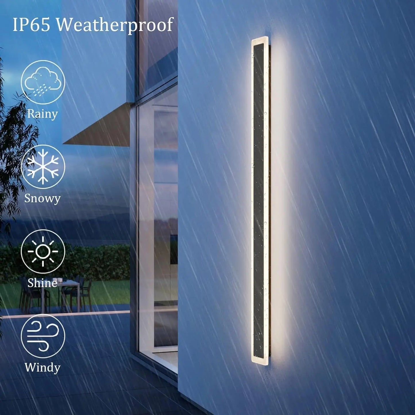 Modern LED Outdoor Waterproof Wall Mount Lamp