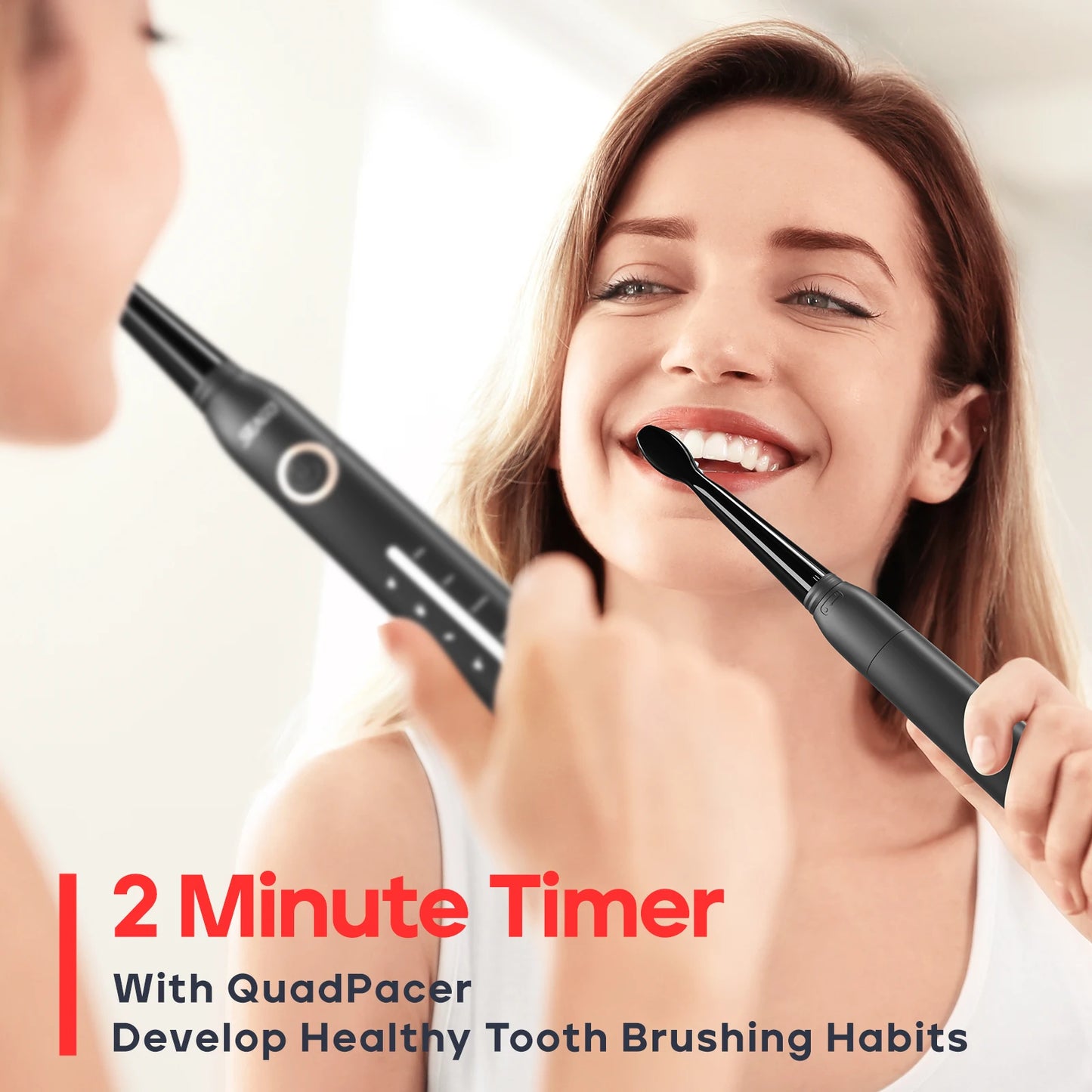Seago Sonic Electric Toothbrush with 8 Heads
