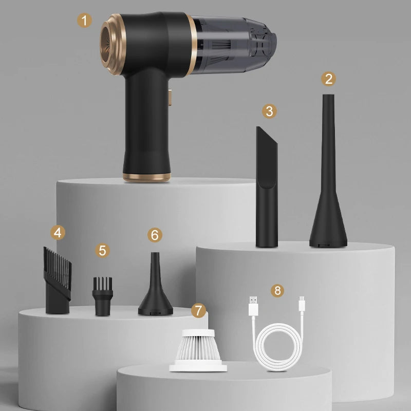 Portable Wireless Car Office Vacuum Cleaner High Power