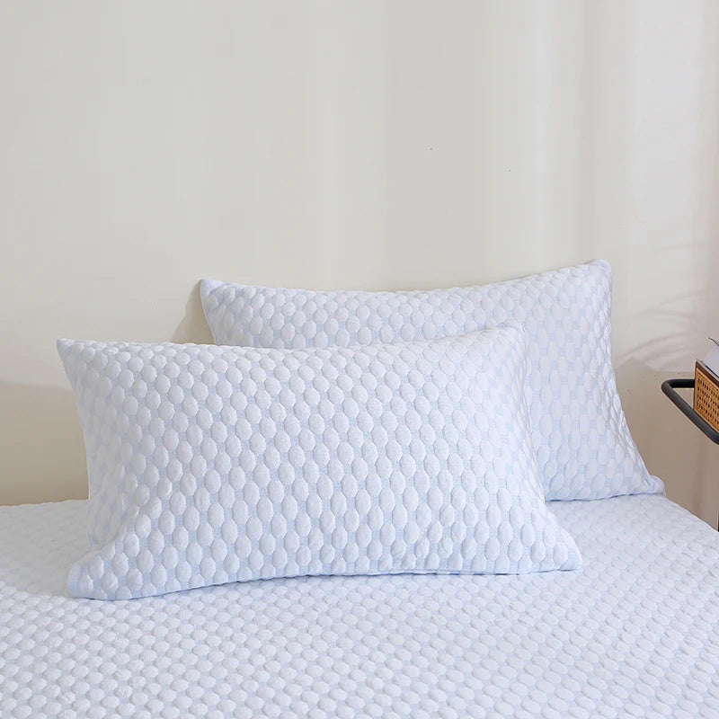 Waterproof Cooling Mattress Topper Bed Sheets Set