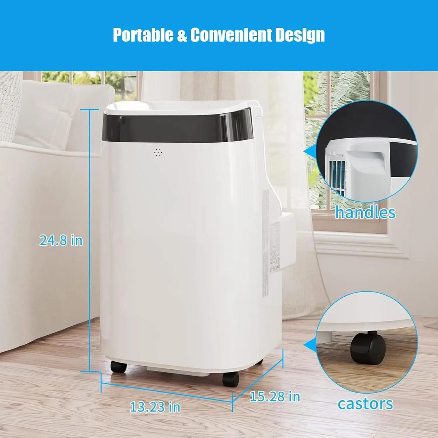 10000 BTU Portable 3-in-1 Air Conditioner