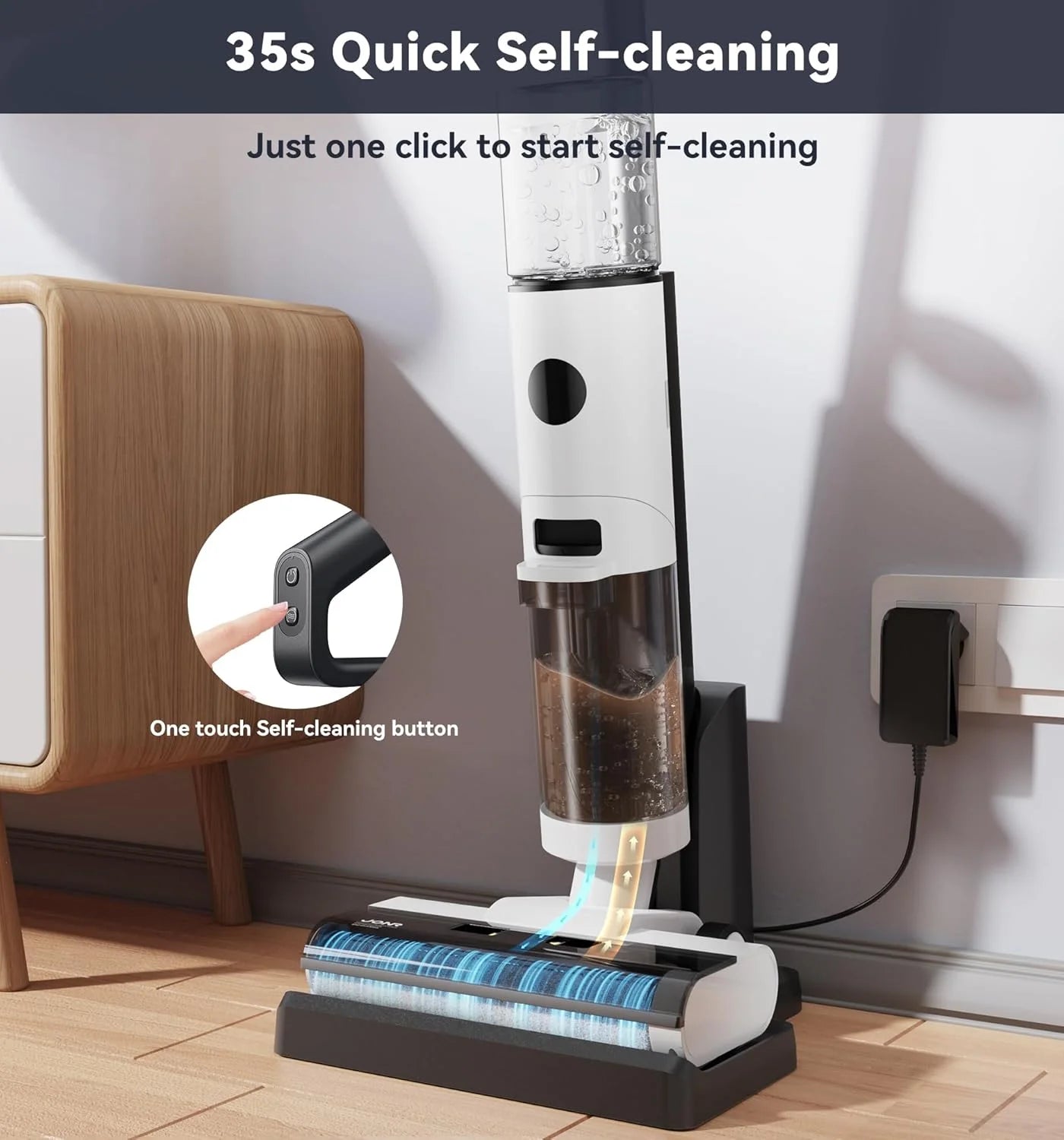 JONR ED12 Cordless Wet Dry Floor Cleaner
