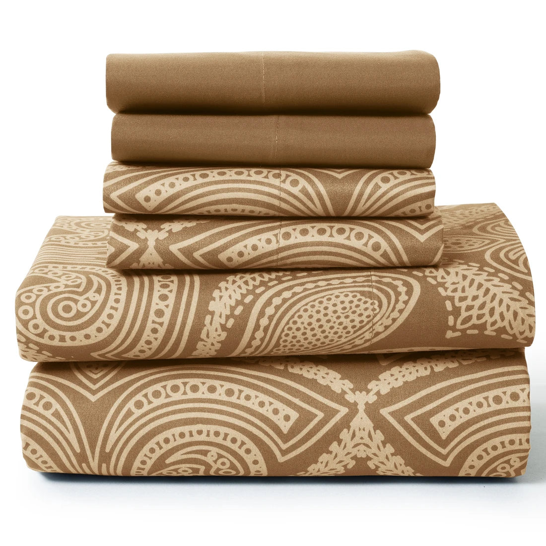 Lux Decor 6Pc Paisley Soft Microfiber Sheets