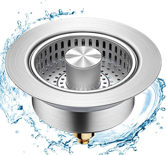 Universal Stainless Steel Kitchen Sink Strainer
