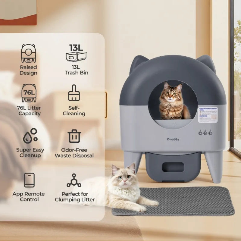 Automatic Large Cat Litter Box