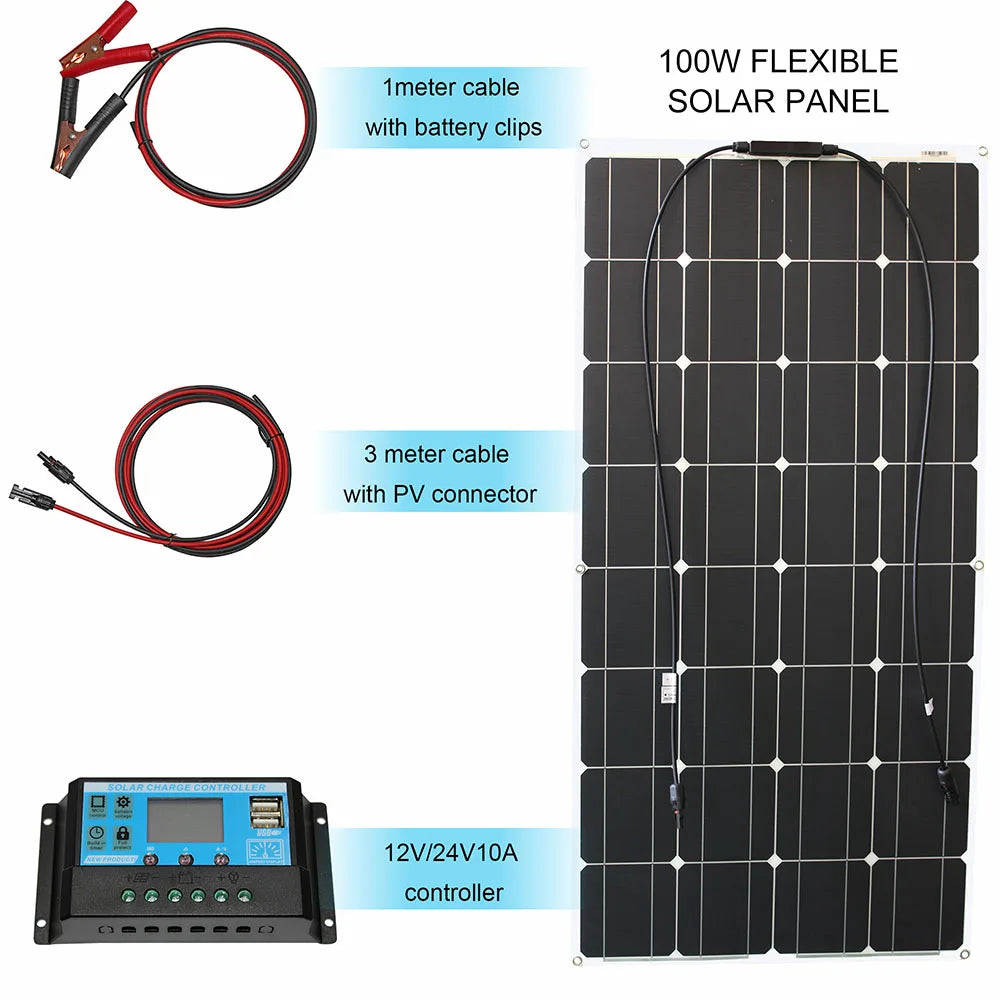 100W Flexible Solar Panel