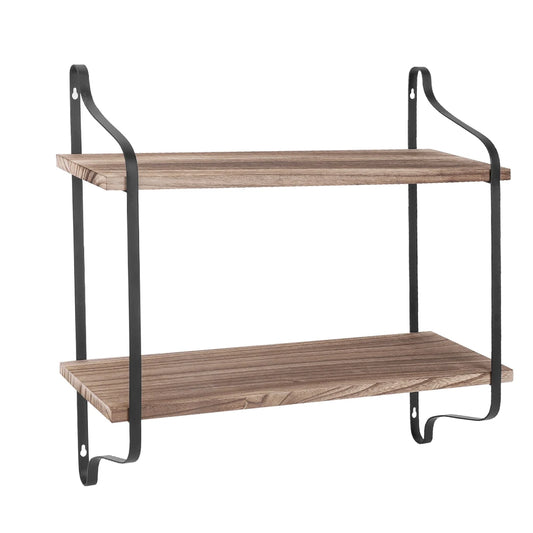 Large Rustic Industrial Pipe Floating Shelf
