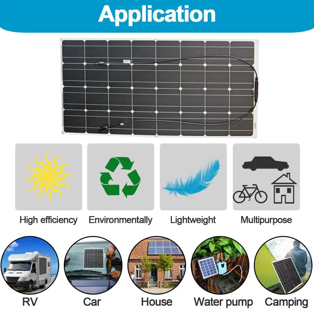 100W Flexible Solar Panel
