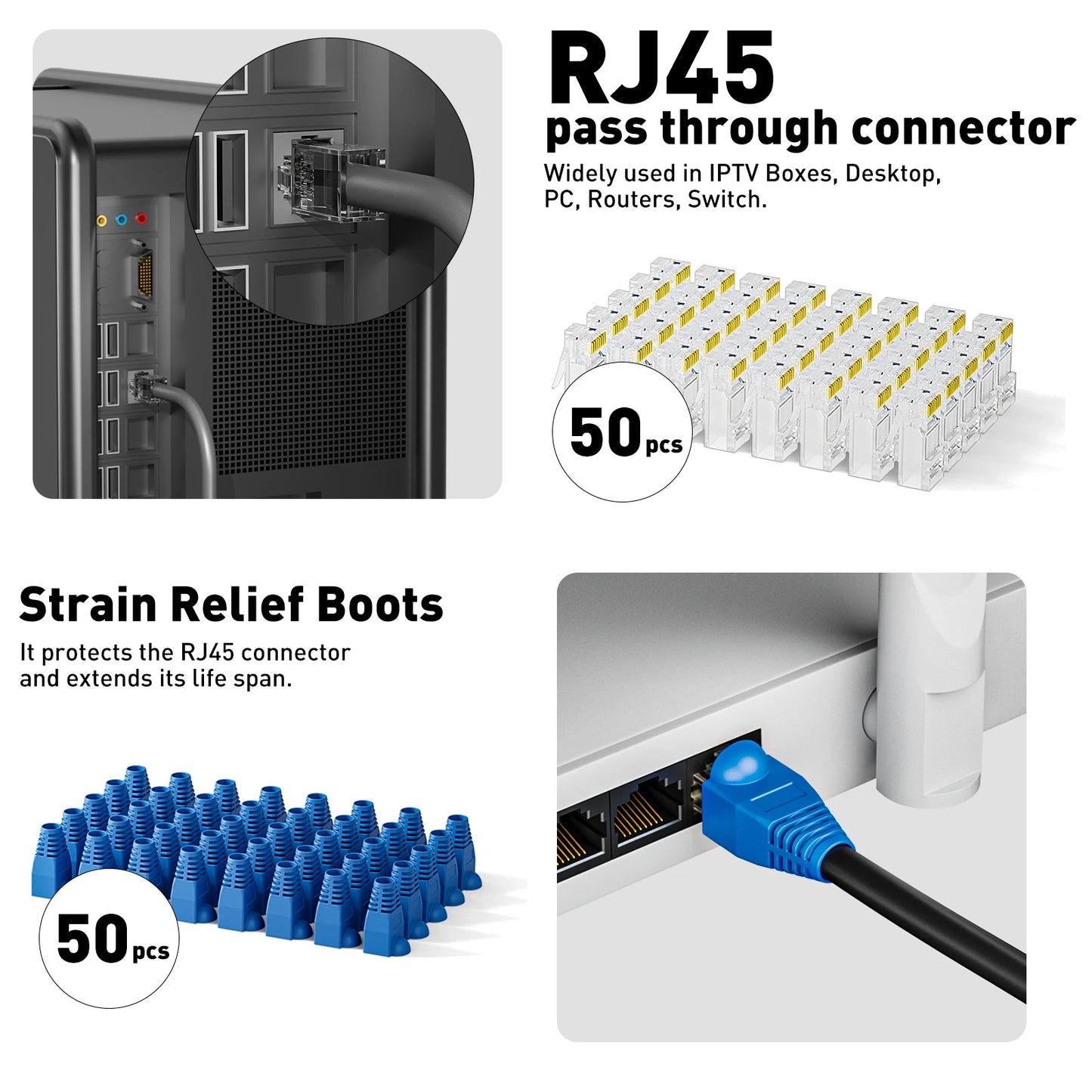 ZoeRax RJ45 Network Crimp Tool Kit