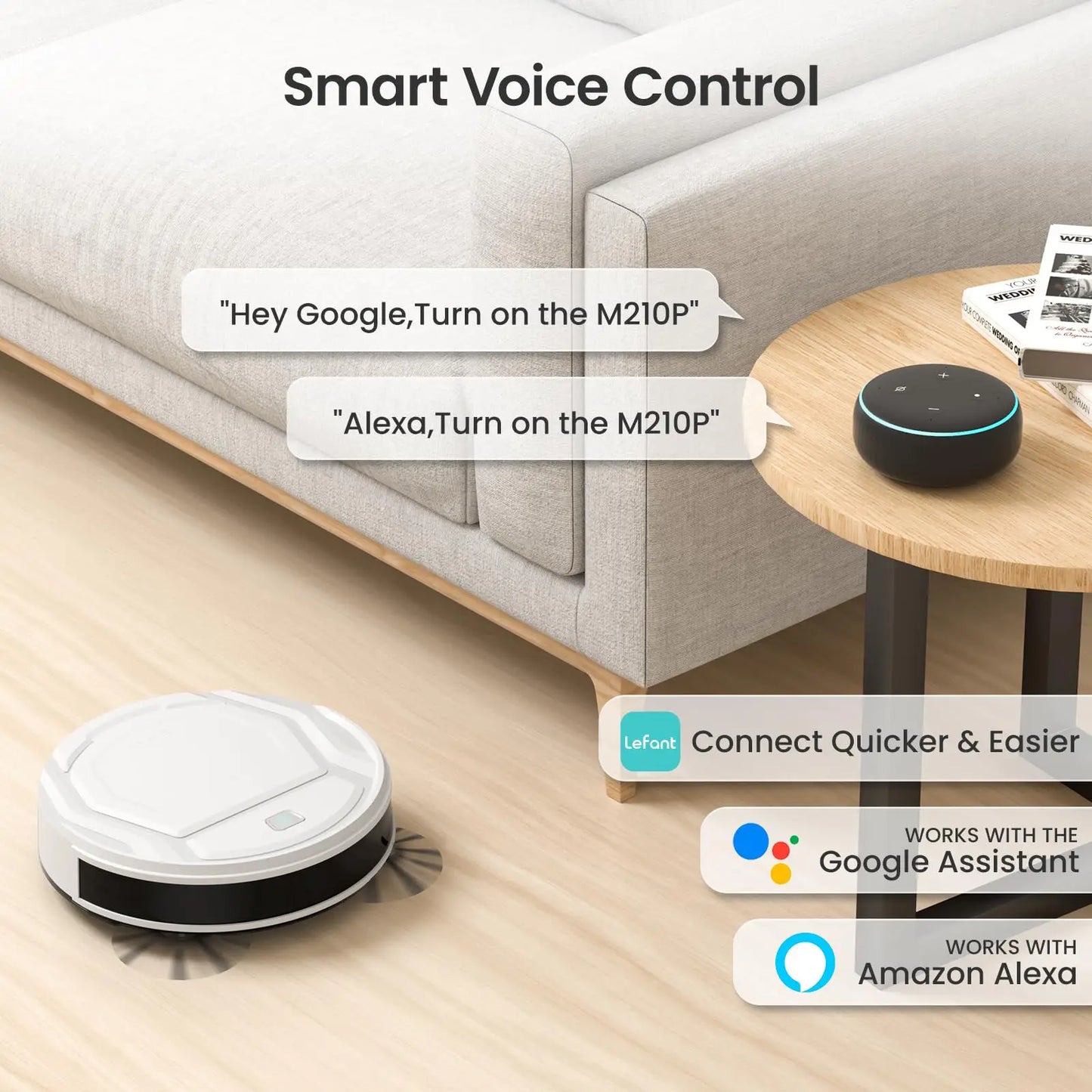 Lefant M210 Pro Smart Robot Vacuum Cleaner