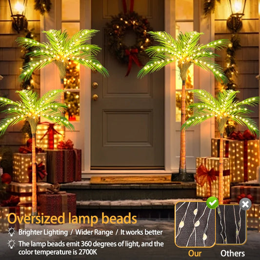 4.6ft LED Palm Tree Light Decoration